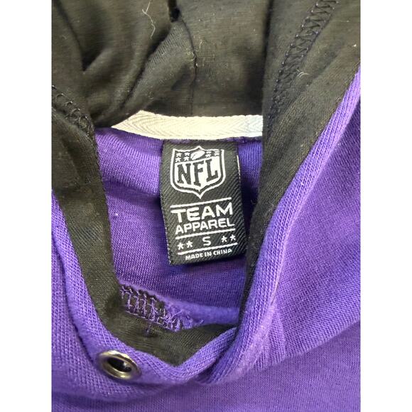 Baltimore Ravens Black | Purple Sz Small Hoodie Sweatshirt NFL - Picture 8 of 8